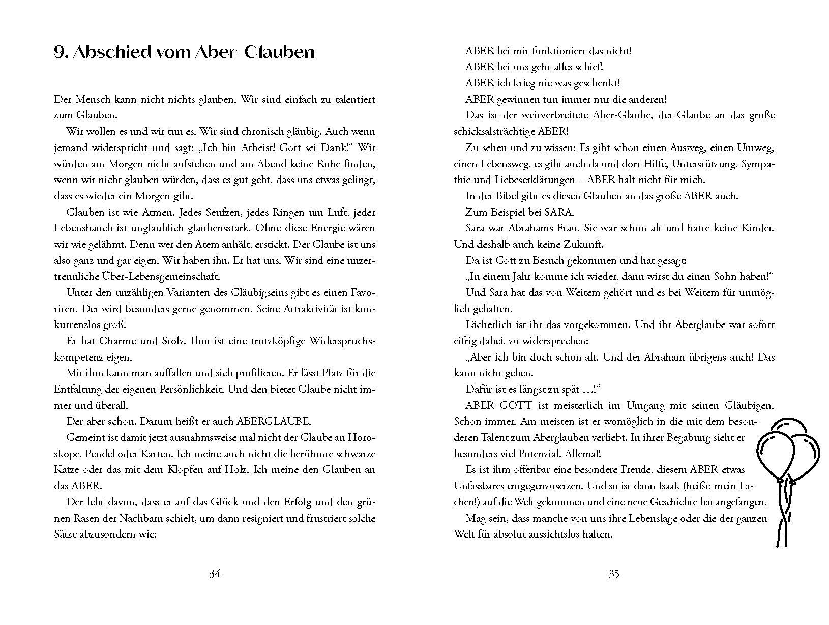 Beispielinhalt (Bild) Wer loslässt, hat die Hände frei