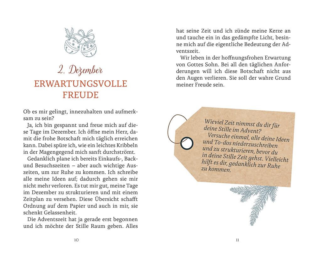 Beispielinhalt (Bild) Stille finden in der Weihnachtszeit