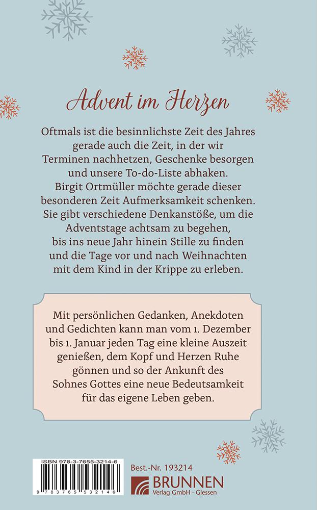 Rückseitencover Stille finden in der Weihnachtszeit