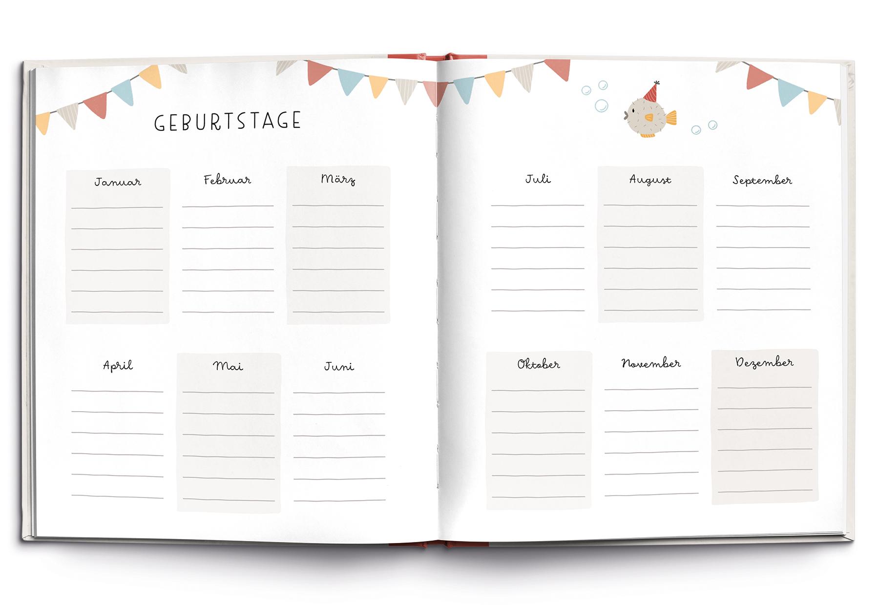 Beispielinhalt (Bild) Meine Familie in einem Buch