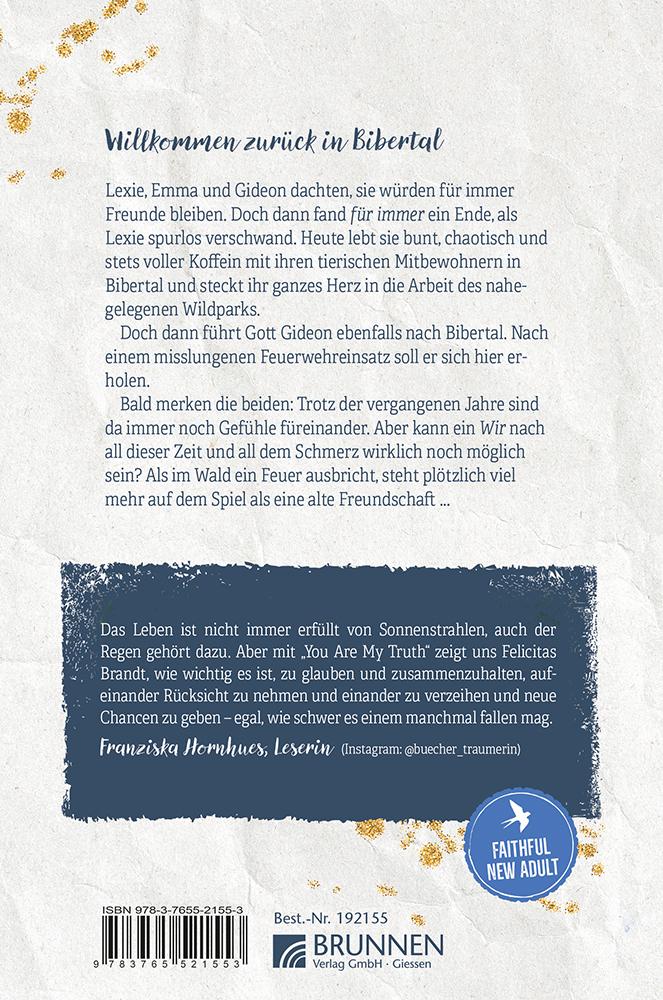 Rückseitencover You Are My TRUTH