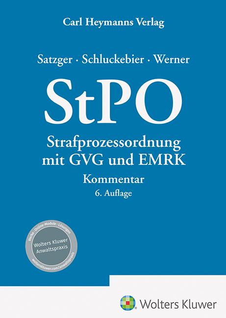Vorderes Coverbild StPO - Kommentar
