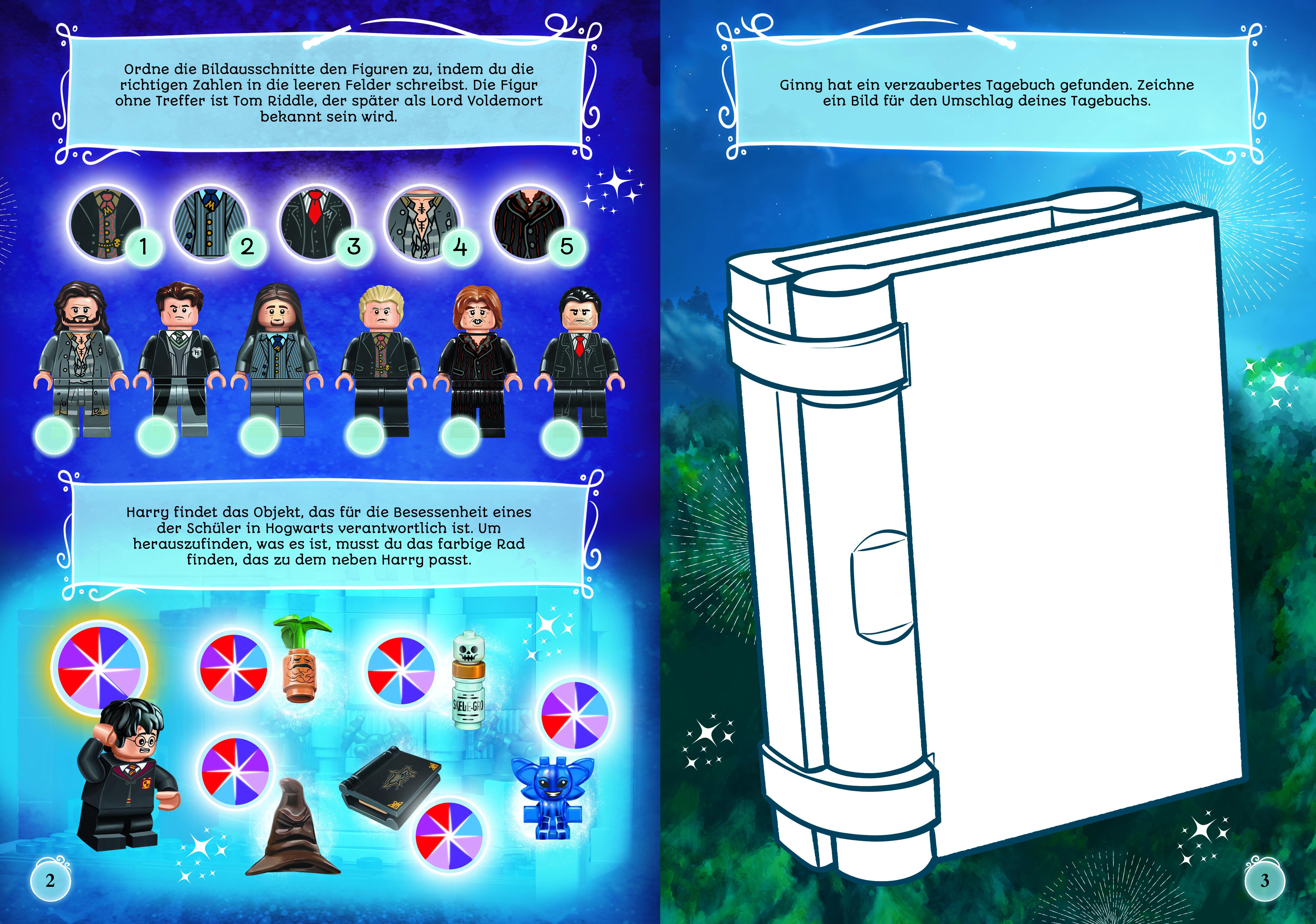 Beispielinhalt (Bild) LEGO® Harry Potter(TM) - Rätselspass mit Bellatrix