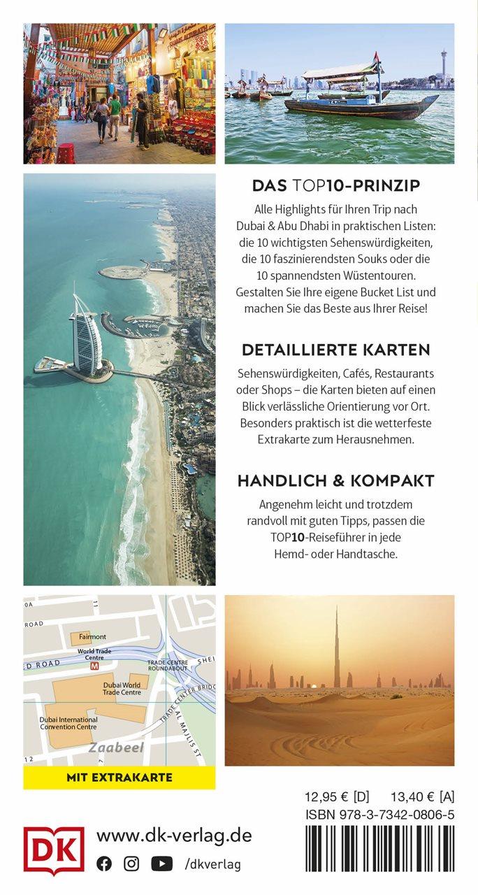 Rückseitencover TOP10 Reiseführer Dubai & Abu Dhabi