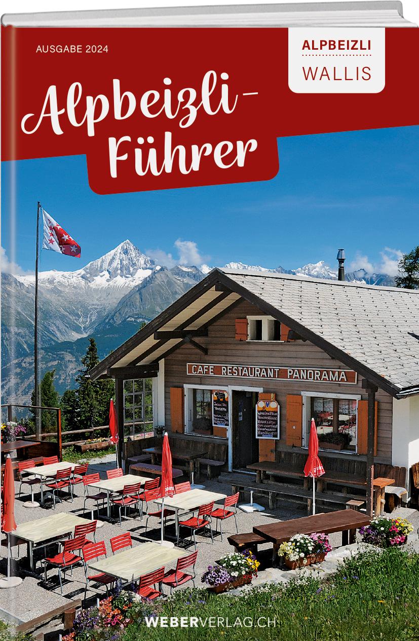 Vorderes Coverbild Alpbeizli-Führer Wallis