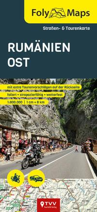 Vorderes Coverbild FolyMap Rumänien Ost