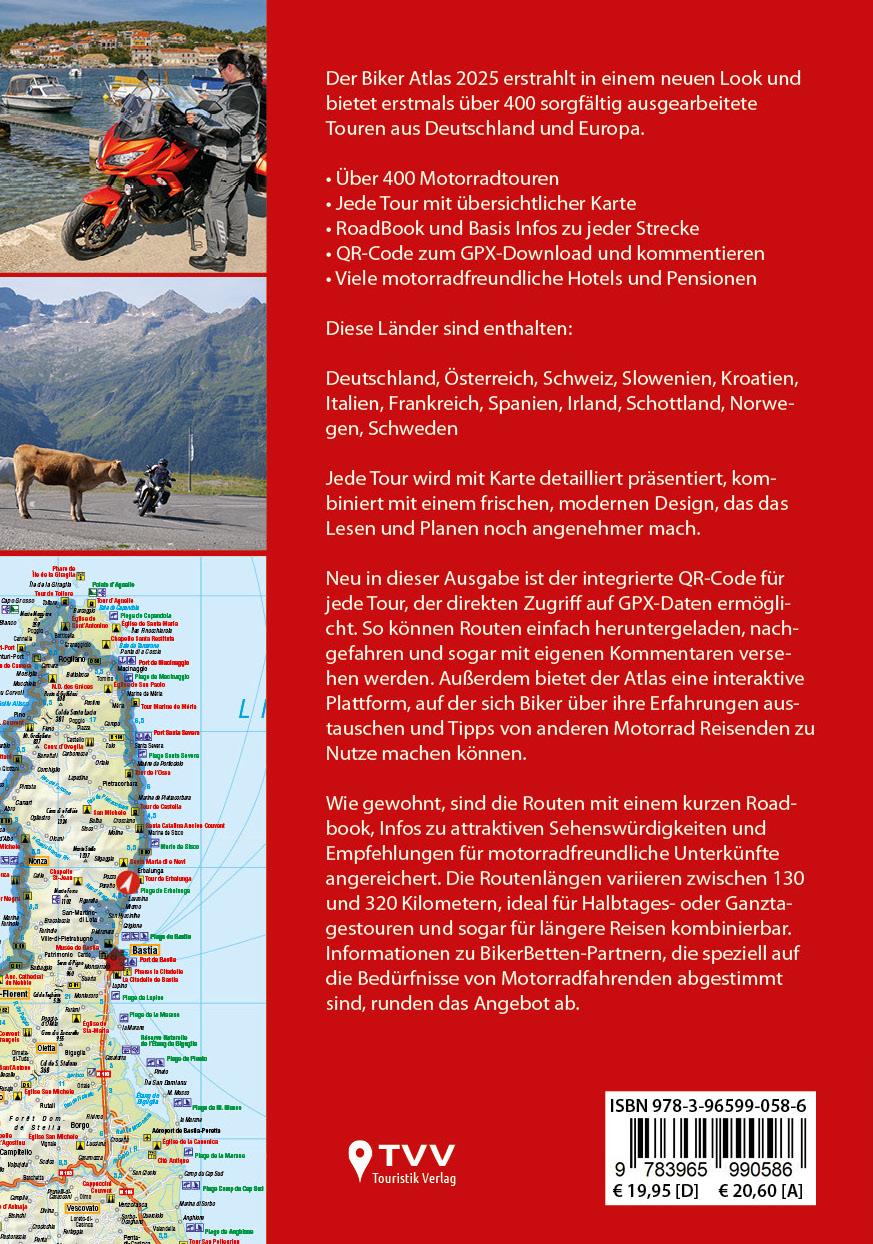 Rückseitencover Biker Atlas 2025