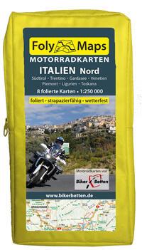 Vorderes Coverbild FolyMaps Motorradkarten Italien Nord