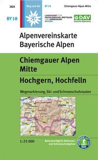 Vorderes Coverbild Chiemgauer Alpen Mitte, Hochgern, Hochfelln