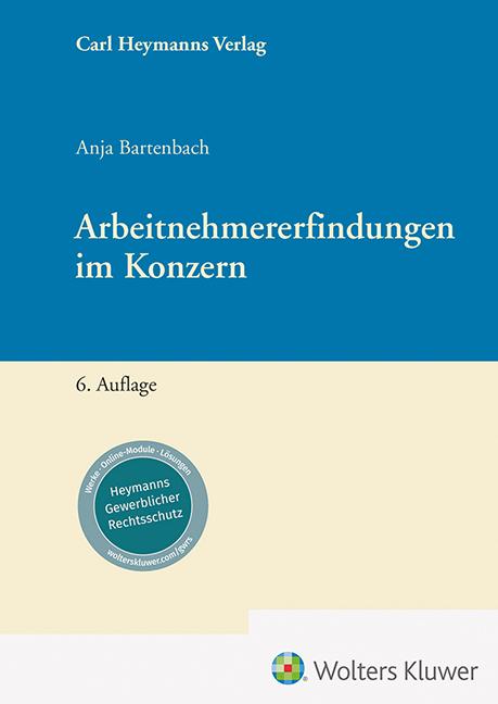 Vorderes Coverbild Arbeitnehmererfindungen im Konzern