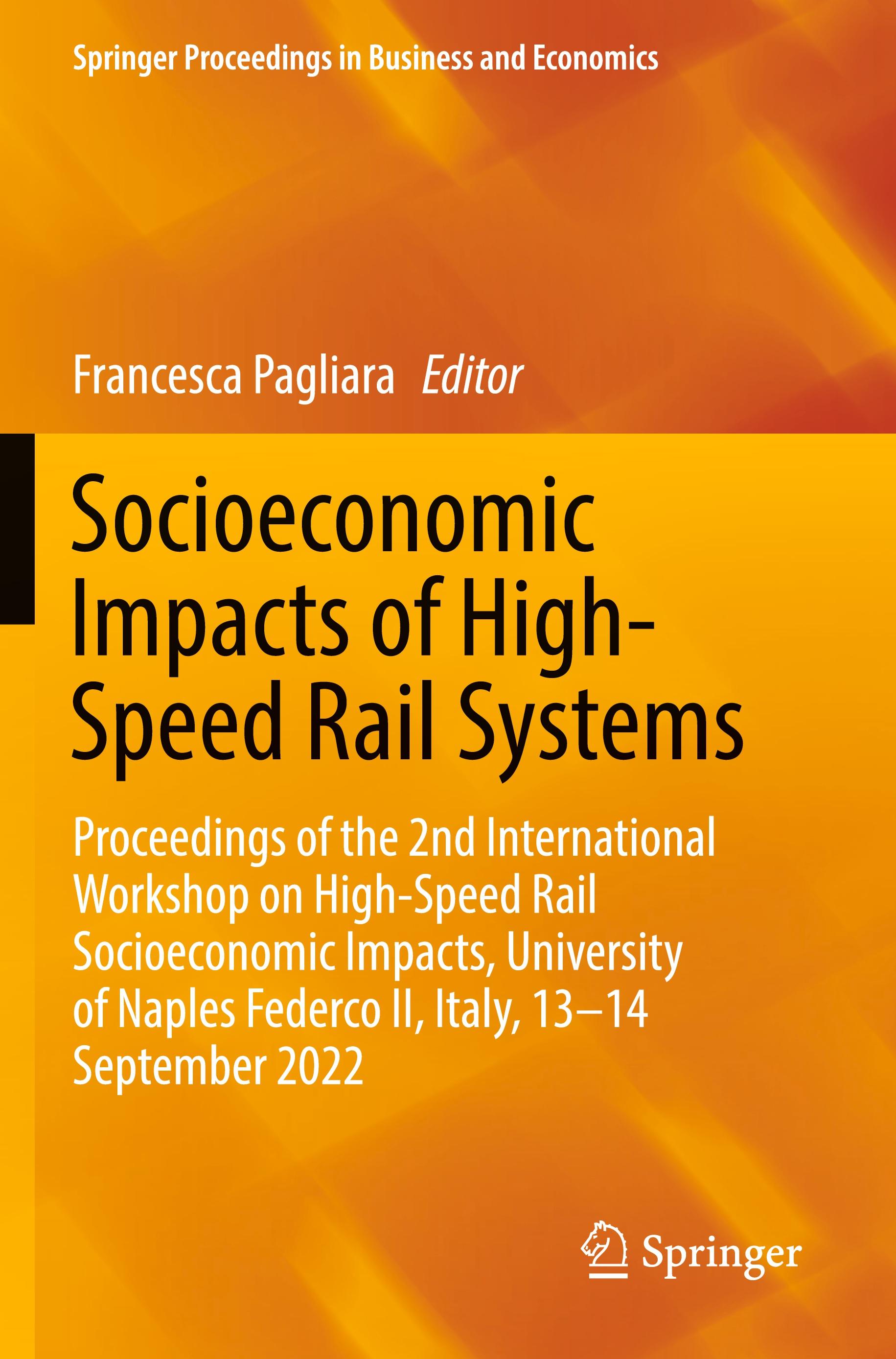 Vorderes Coverbild Socioeconomic Impacts of High-Speed Rail Systems