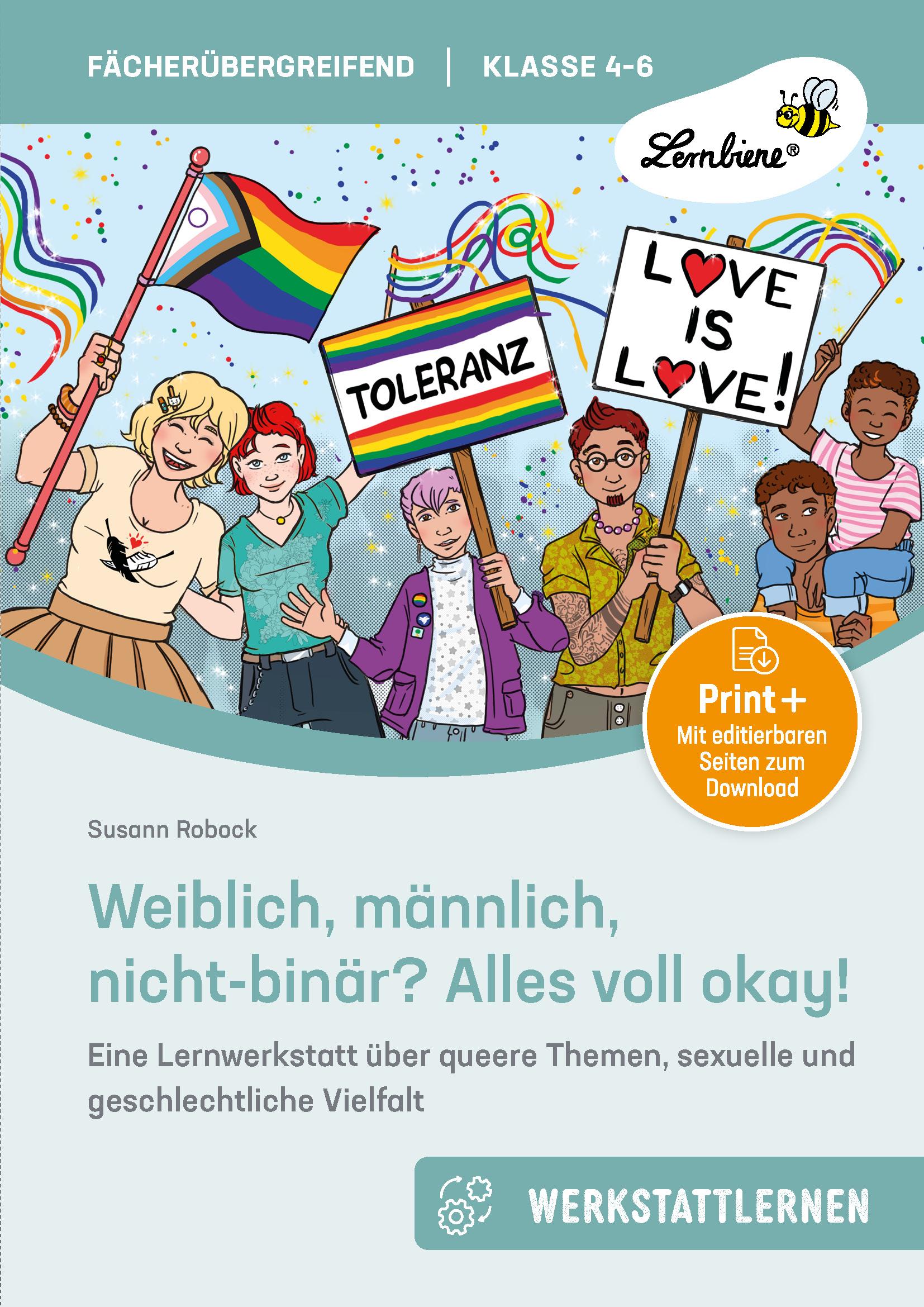 Vorderes Coverbild Weiblich, männlich, nicht-binär - Alles voll okay