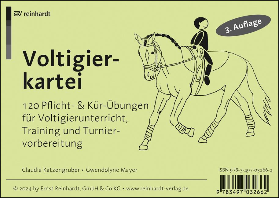 Vorderes Coverbild Voltigierkartei