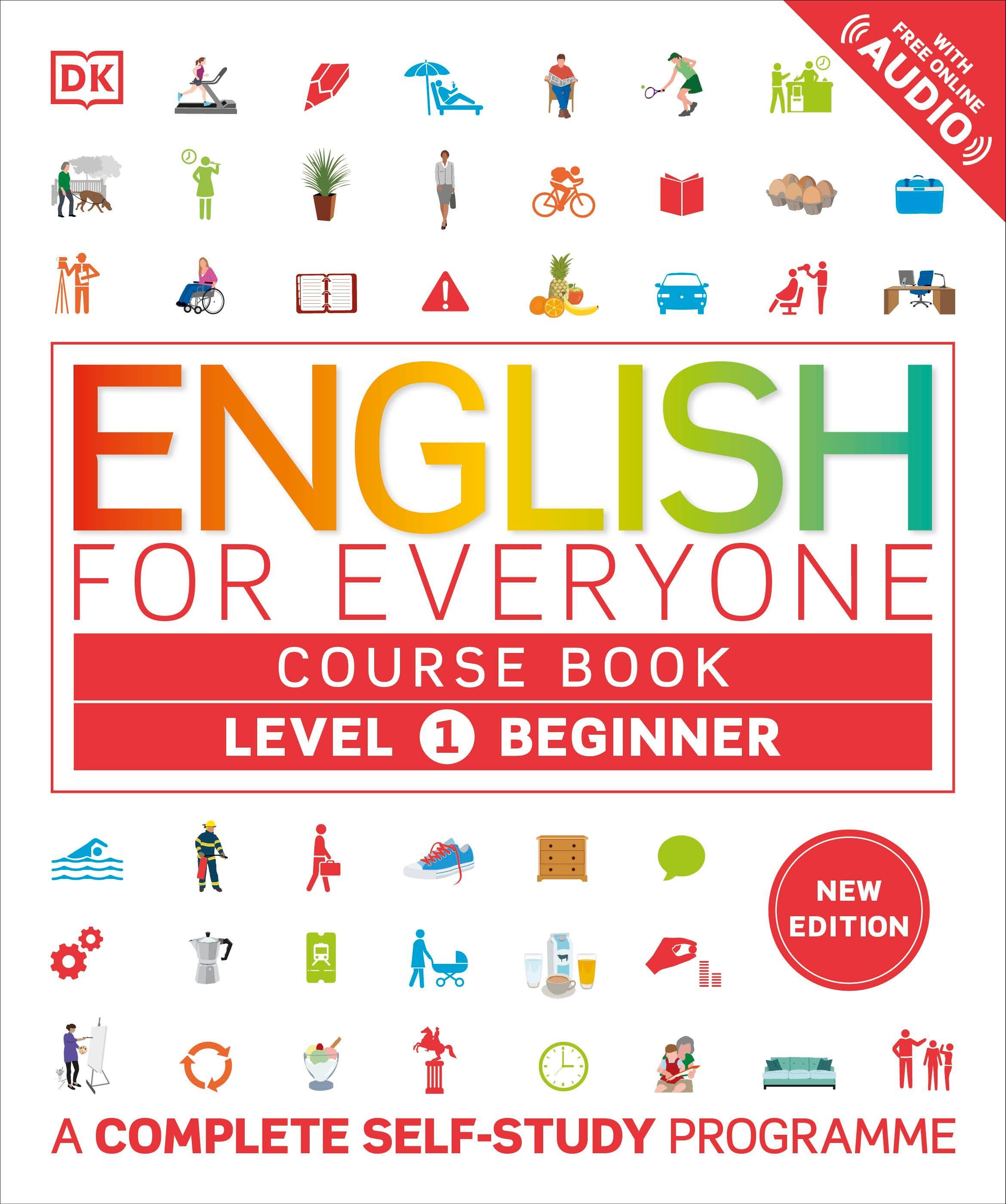 Vorderes Coverbild English for Everyone Course Book Level 1 Beginner