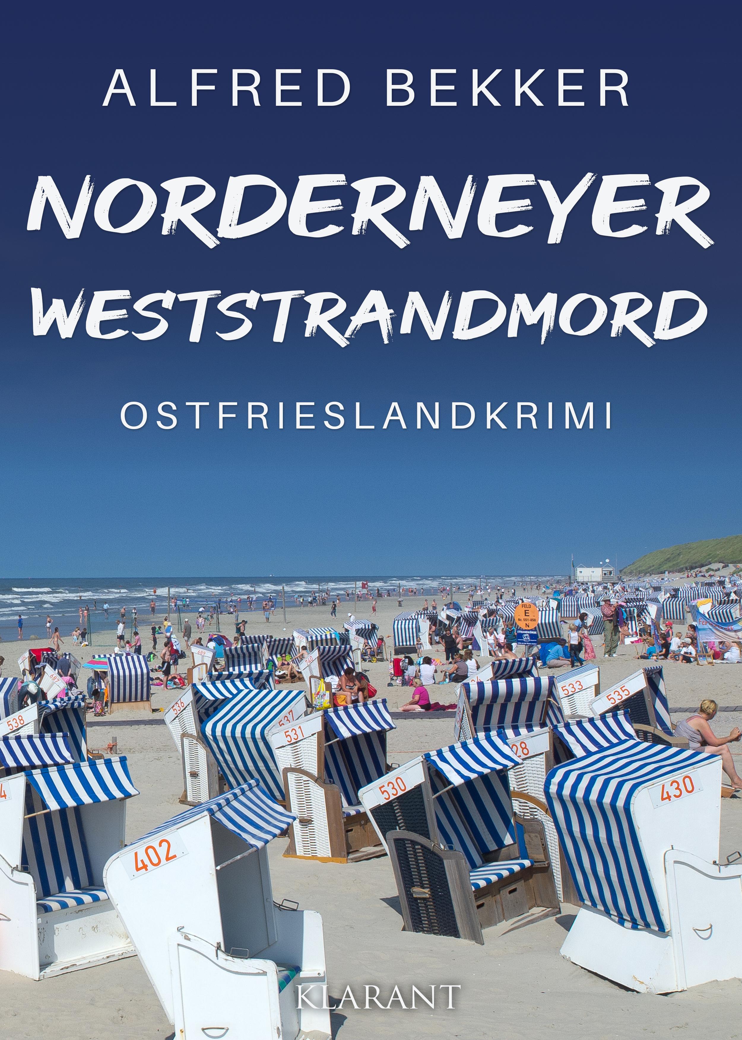 Vorderes Coverbild Norderneyer Weststrandmord. Ostfrieslandkrimi