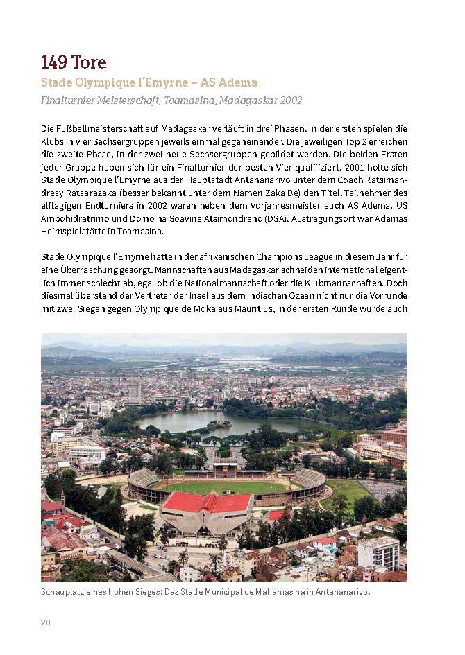 Beispielinhalt (Bild) Das Buch der ungewöhnlichen Fußballspiele