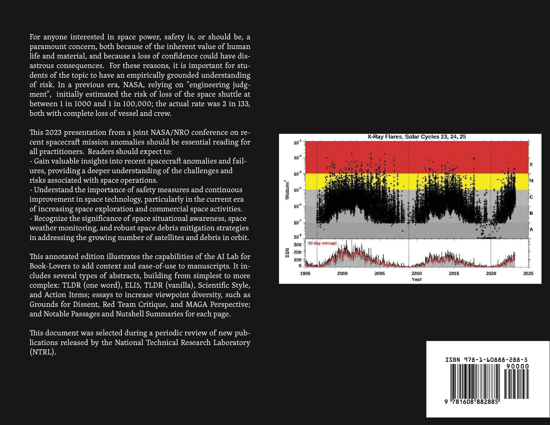 Rückseitencover Spacecraft Anomalies and Failures Workshop 2023