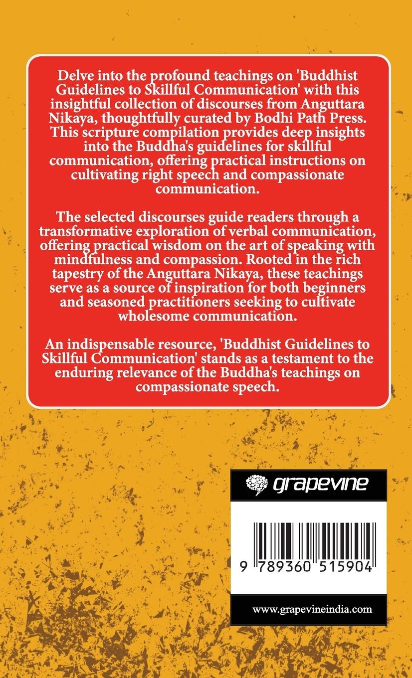 Rückseitencover Buddhist Guidelines to Skillful Communication