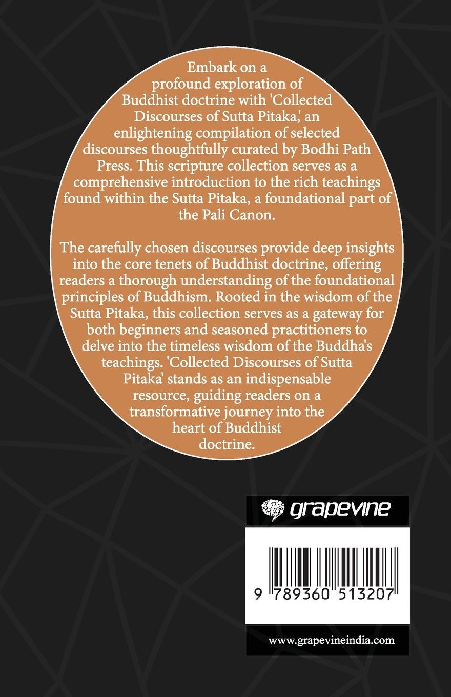 Rückseitencover Collected Discourses of Sutta Pitaka