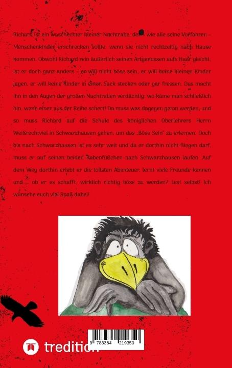 Rückseitencover Richard, der kleine Nachtrabe