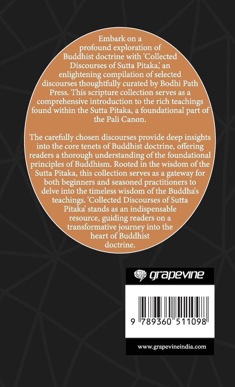 Rückseitencover Collected Discourses of Sutta Pitaka