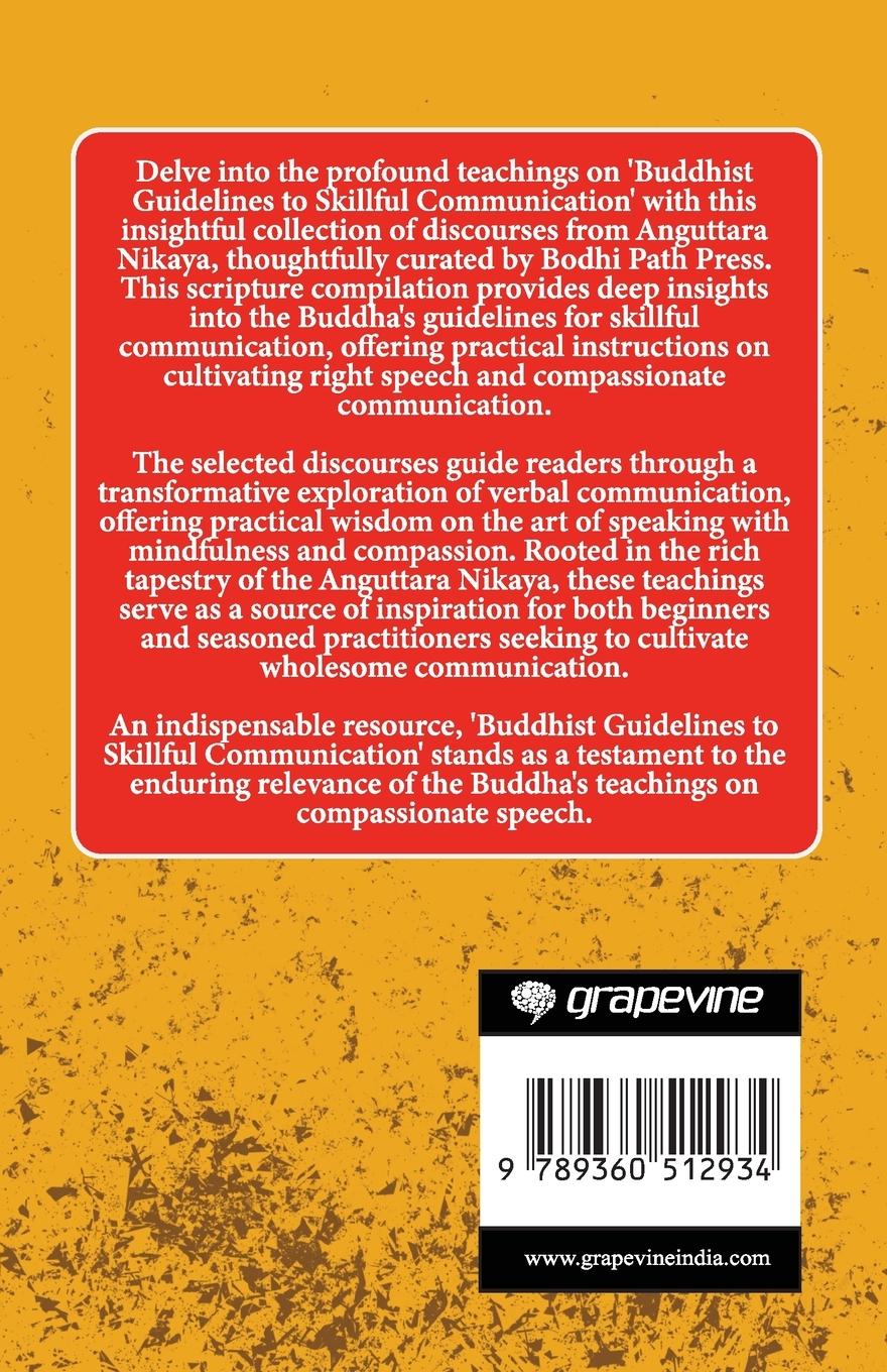 Rückseitencover Buddhist Guidelines to Skillful Communication