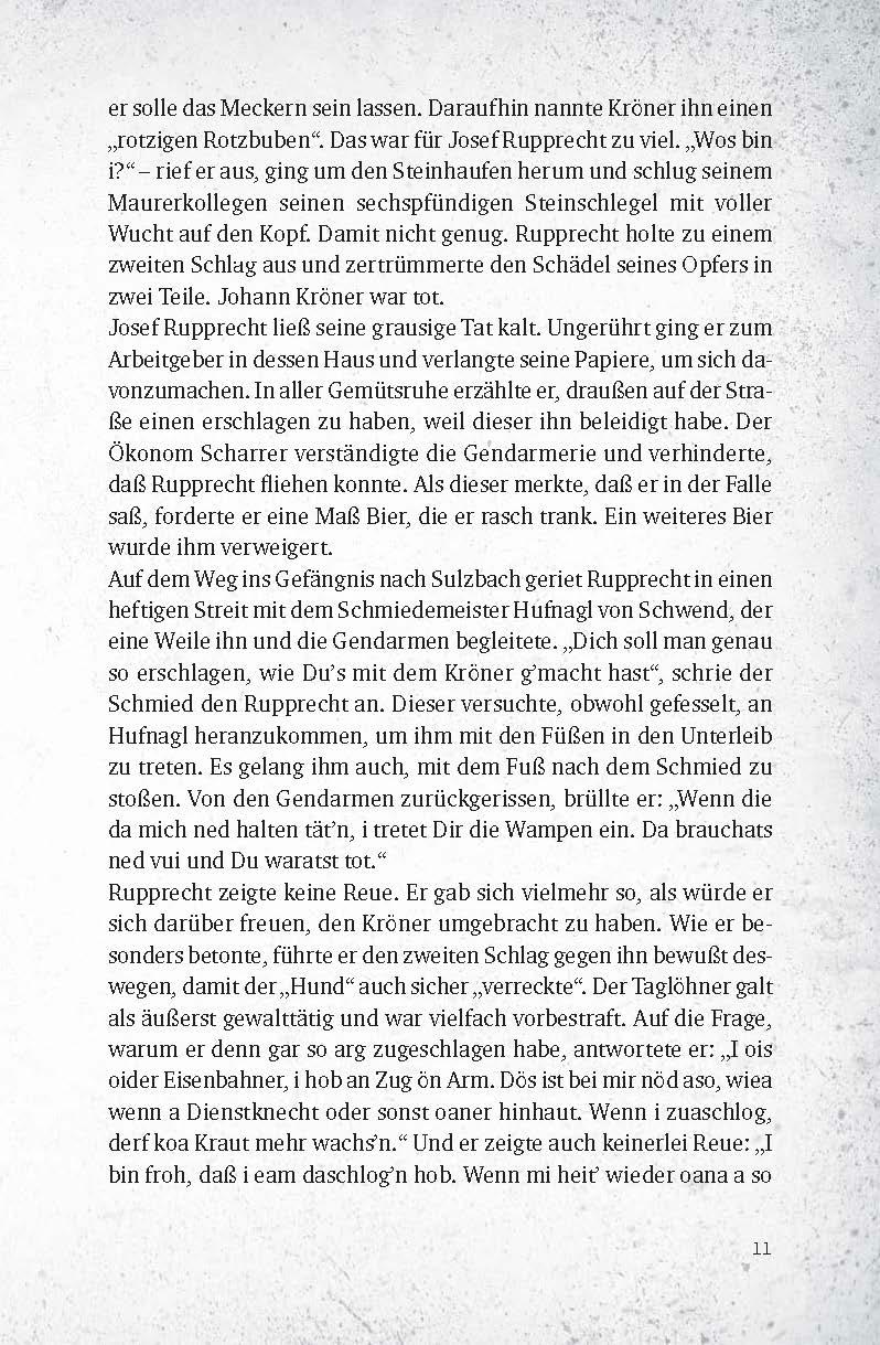 Beispielinhalt (Bild) Vergessene Verbrechen aus Altbayern