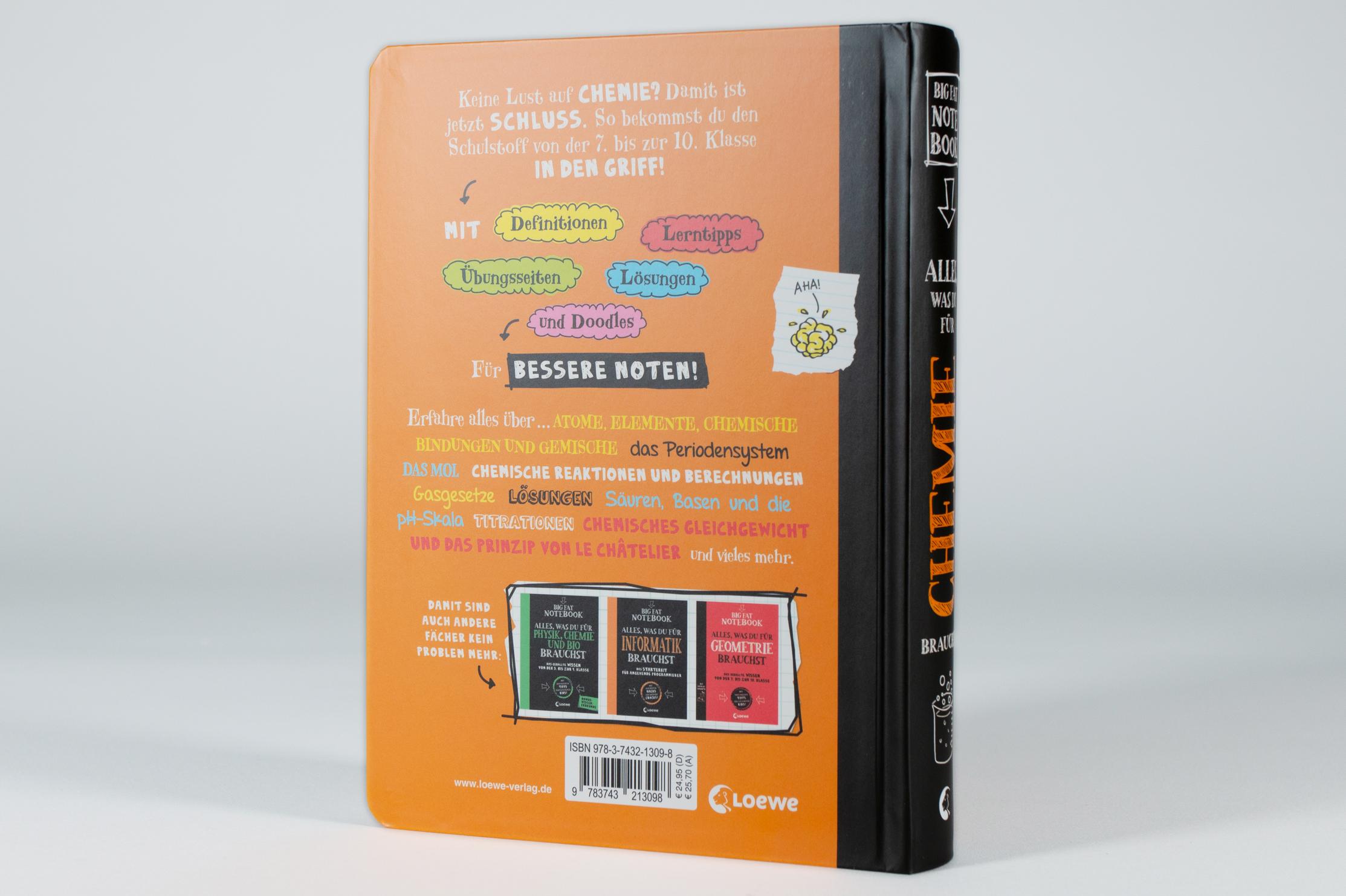 Beispielinhalt (Bild) Big Fat Notebook - Alles, was du für Chemie brauchst
