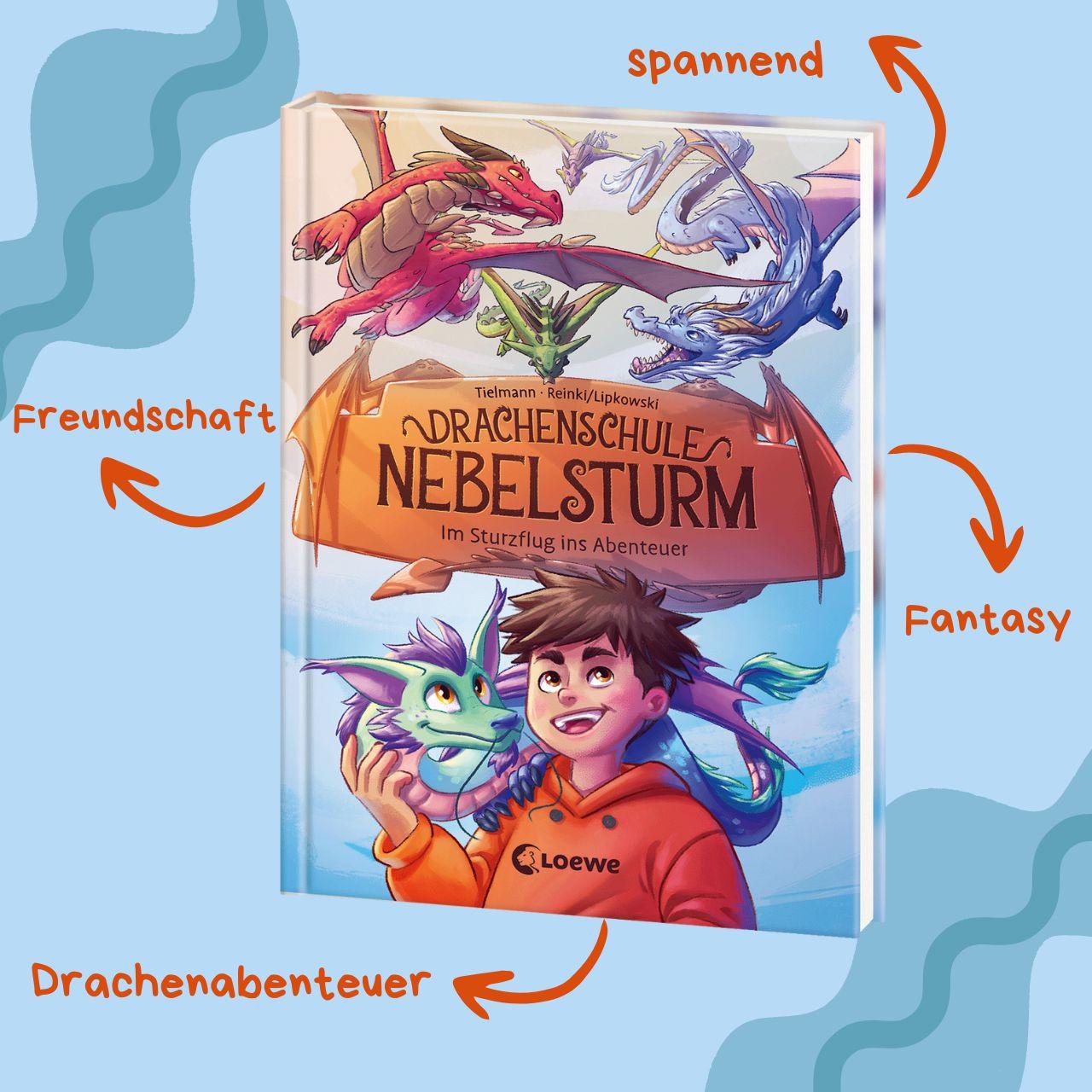 Beispielinhalt (Bild) Drachenschule Nebelsturm (Band 1) - Im Sturzflug ins Abenteuer