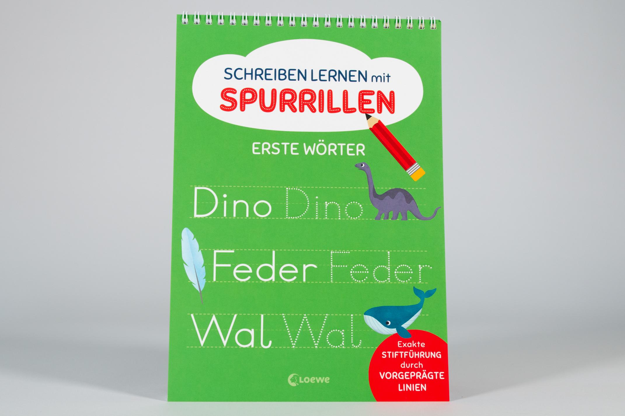 Beispielinhalt (Bild) Schreiben lernen mit Spurrillen - Erste Wörter