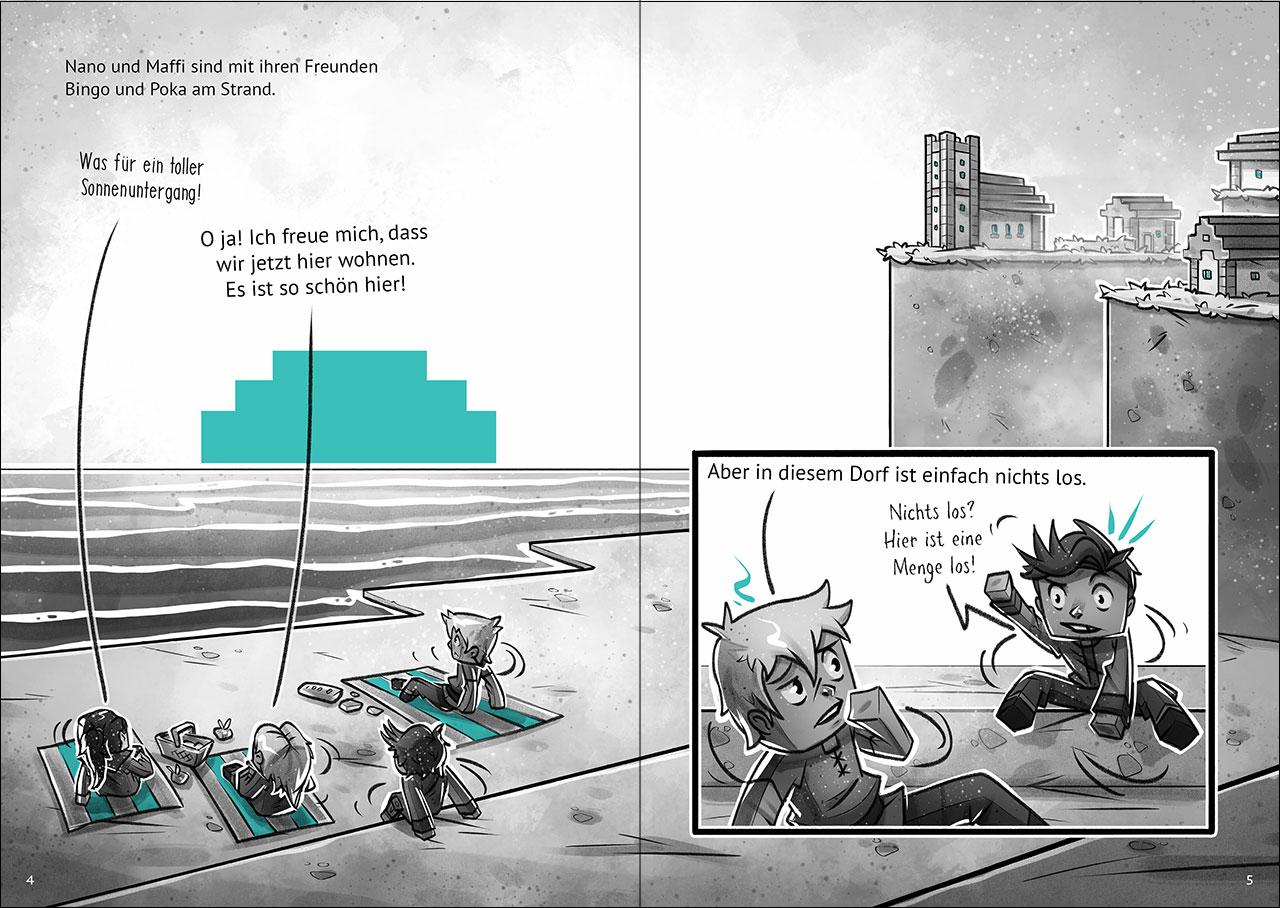 Beispielinhalt (Bild) Das Dorf (Band 6) - Verloren in der Finsternis