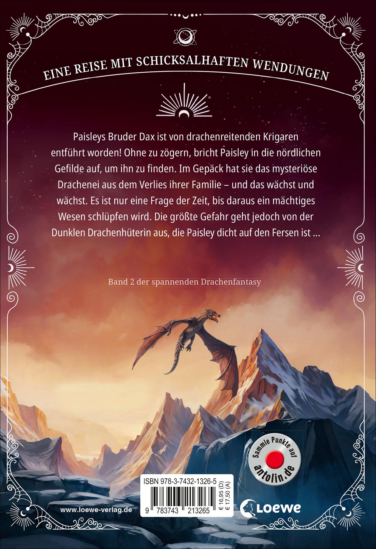 Rückseitencover Nachtsilber (Band 2) - Die Gabe der Drachen