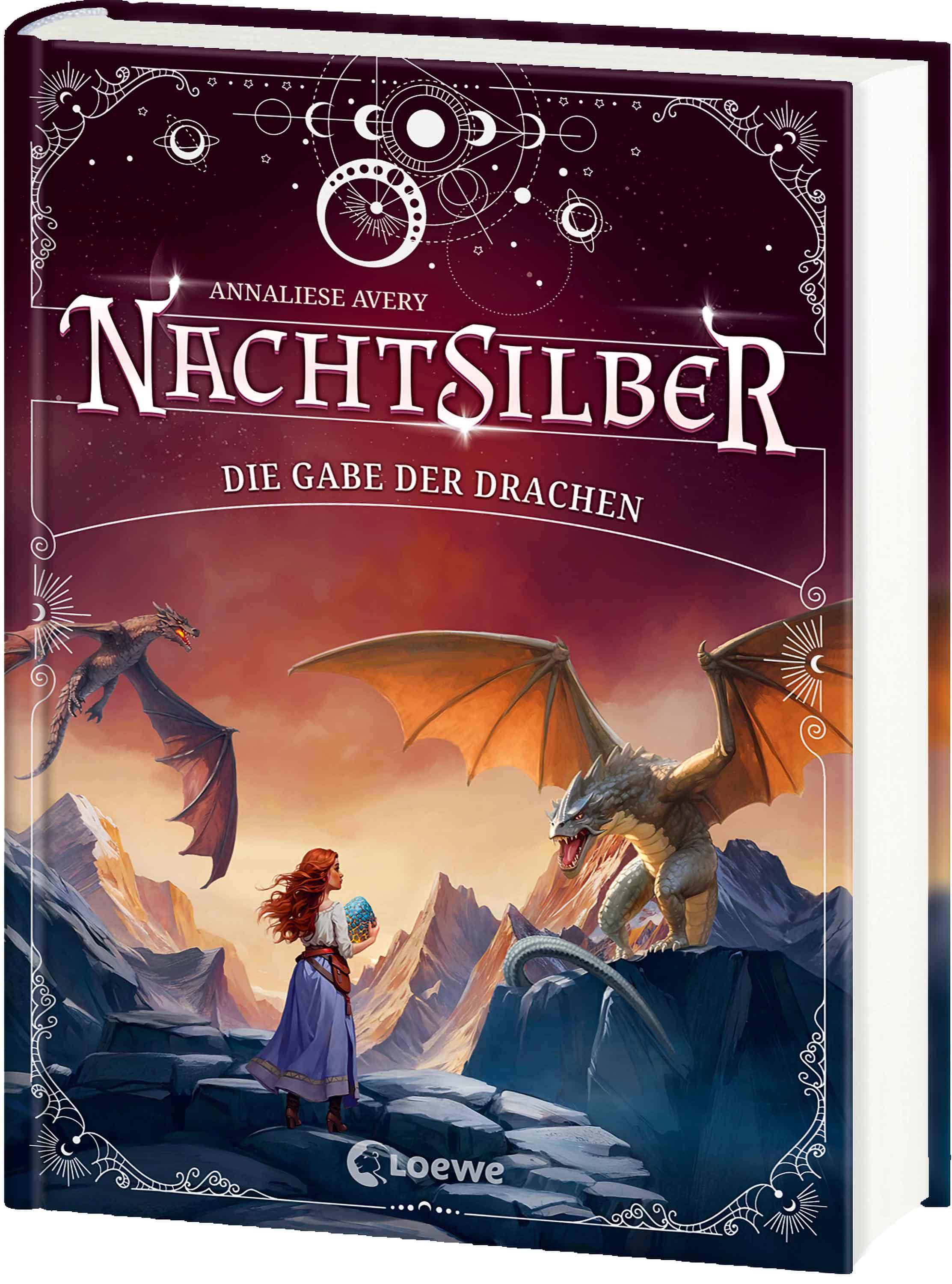 Vorderes Coverbild Nachtsilber (Band 2) - Die Gabe der Drachen