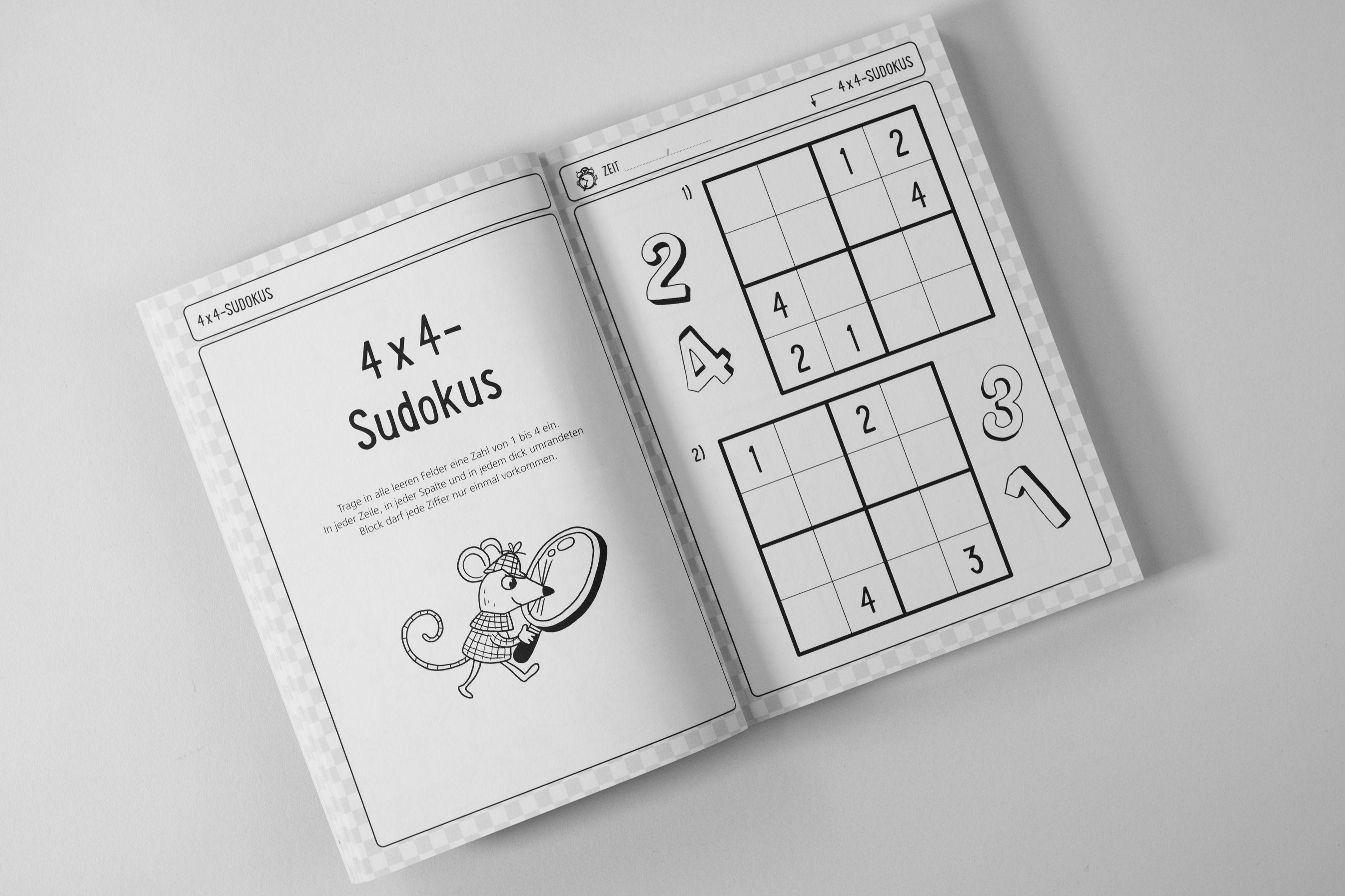 Beispielinhalt (Bild) 111+ Sudokus für Kids