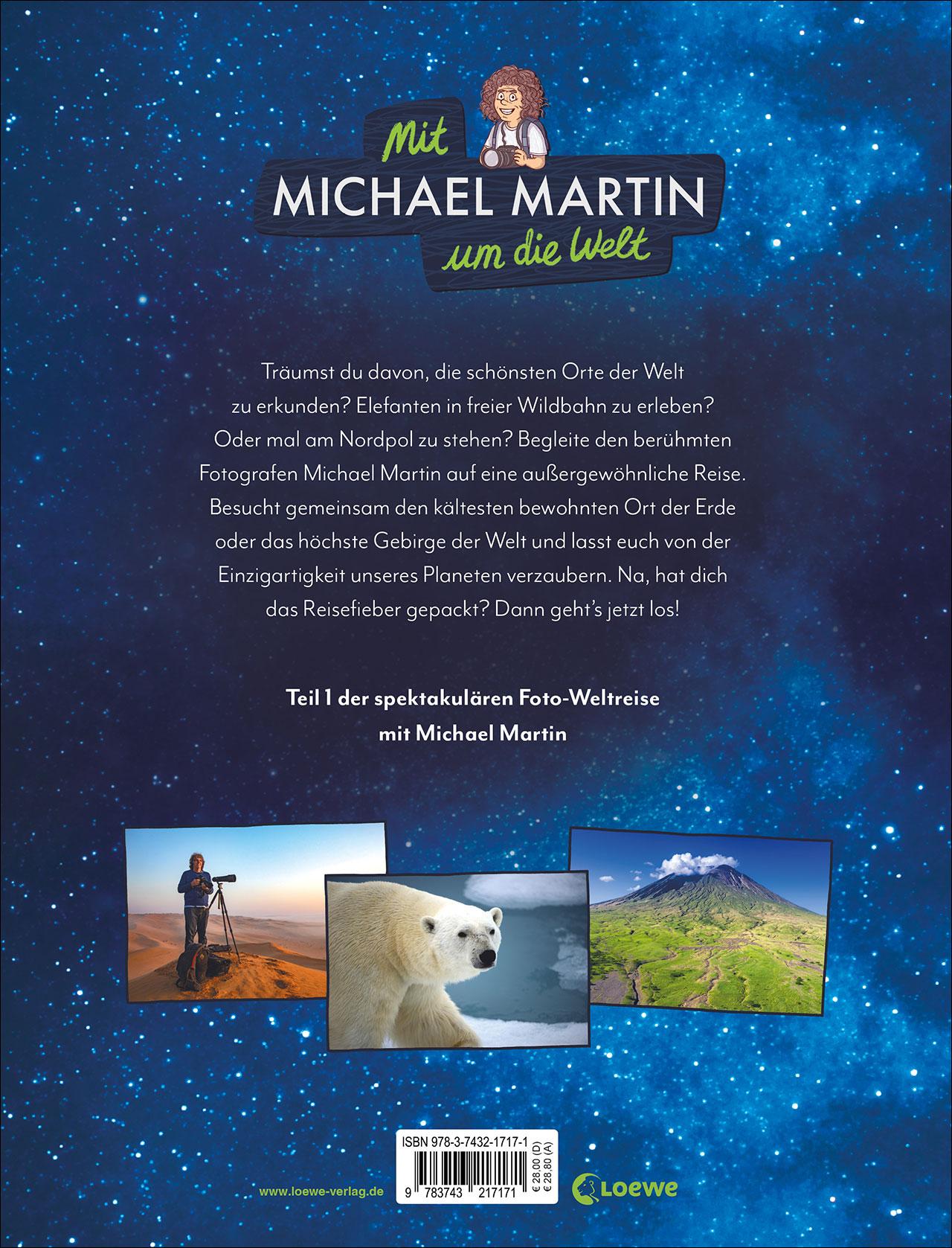 Rückseitencover Mit Michael Martin um die Welt - Unsere wundervolle Erde