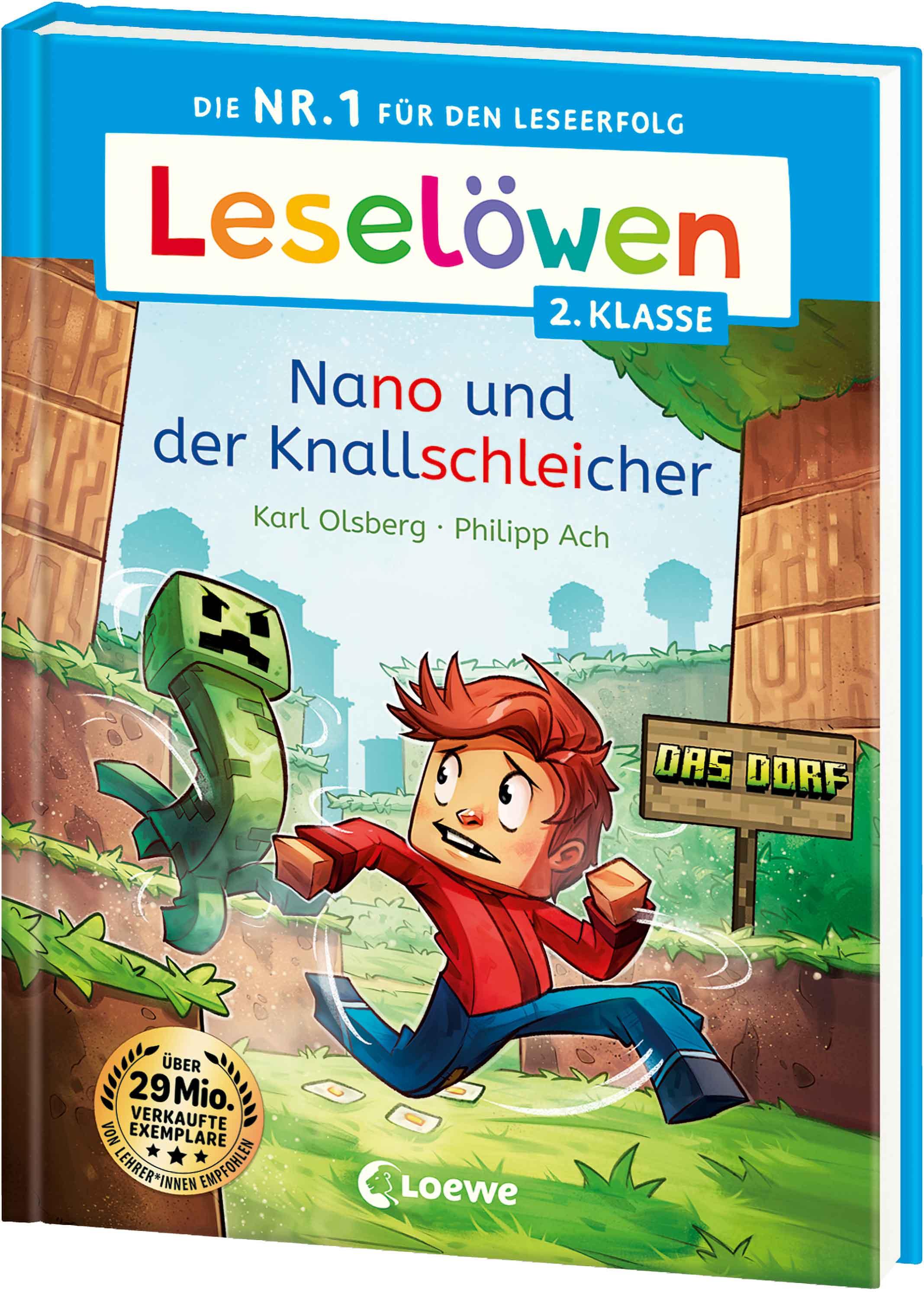Vorderes Coverbild Leselöwen 2. Klasse - Nano und der Knallschleicher