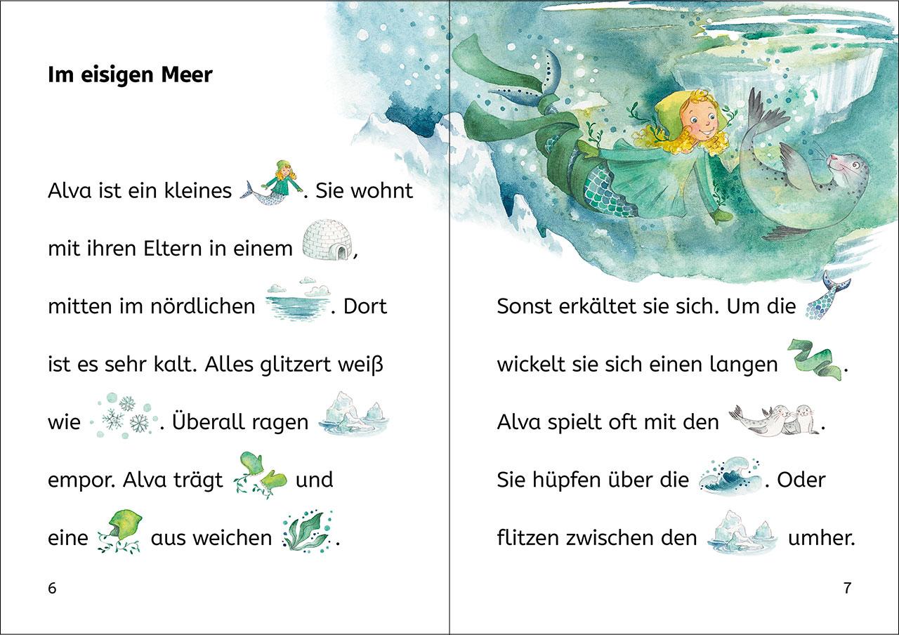 Beispielinhalt (Bild) Bildermaus - Die Meermädchen und die Funkelperlen