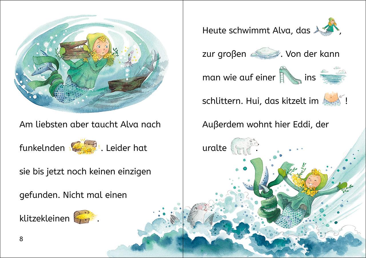 Beispielinhalt (Bild) Bildermaus - Die Meermädchen und die Funkelperlen