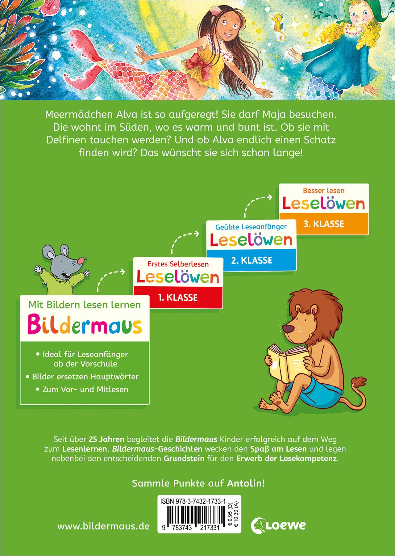 Rückseitencover Bildermaus - Die Meermädchen und die Funkelperlen