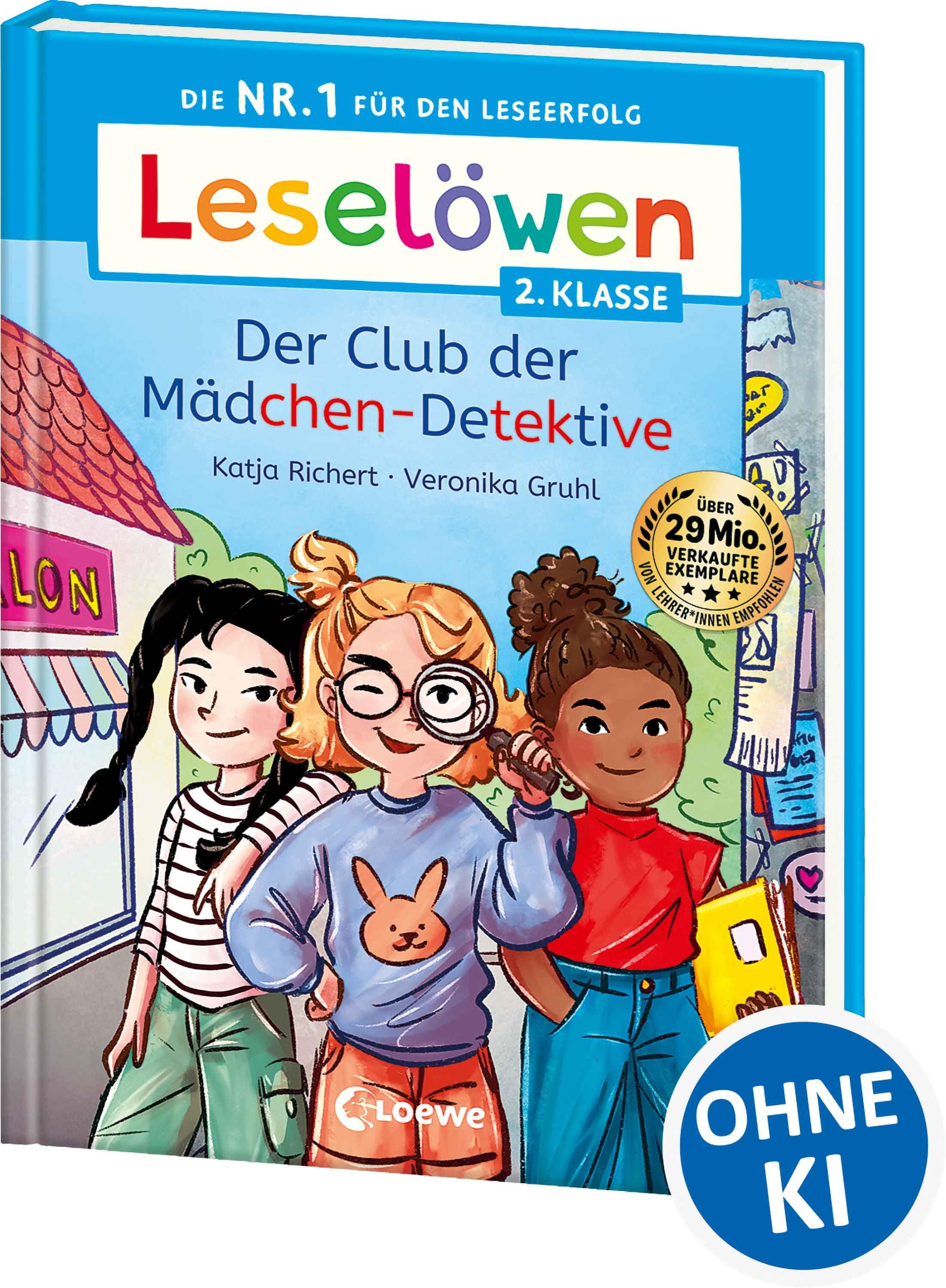 Vorderes Coverbild Leselöwen 2. Klasse - Der Club der Mädchen-Detektive