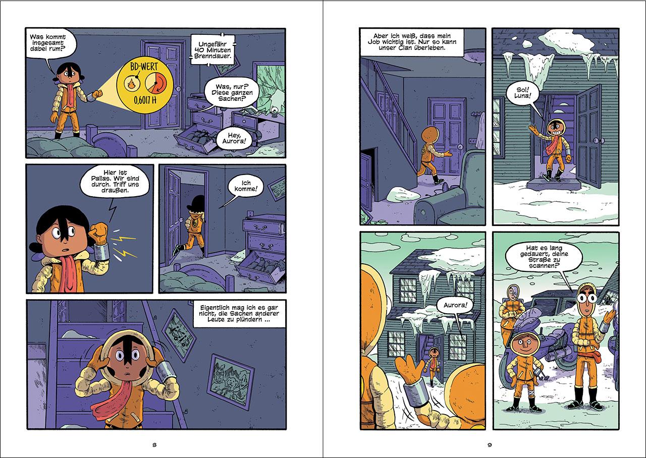 Beispielinhalt (Bild) Superbrain-Comics - Abenteuer Vulkane