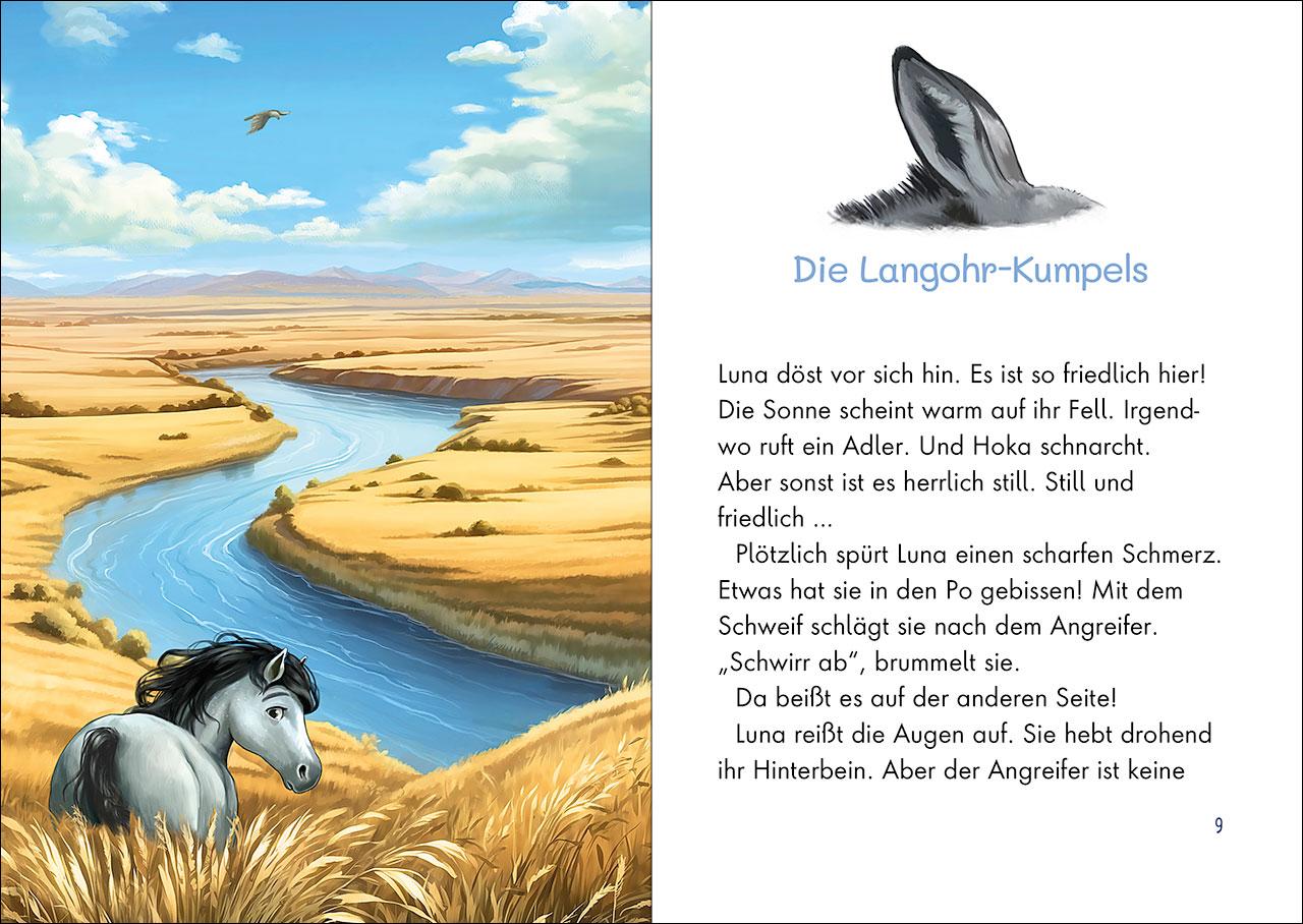 Beispielinhalt (Bild) Wildpferde - mutig und frei (Band 4) - Der verschwundene Mustang