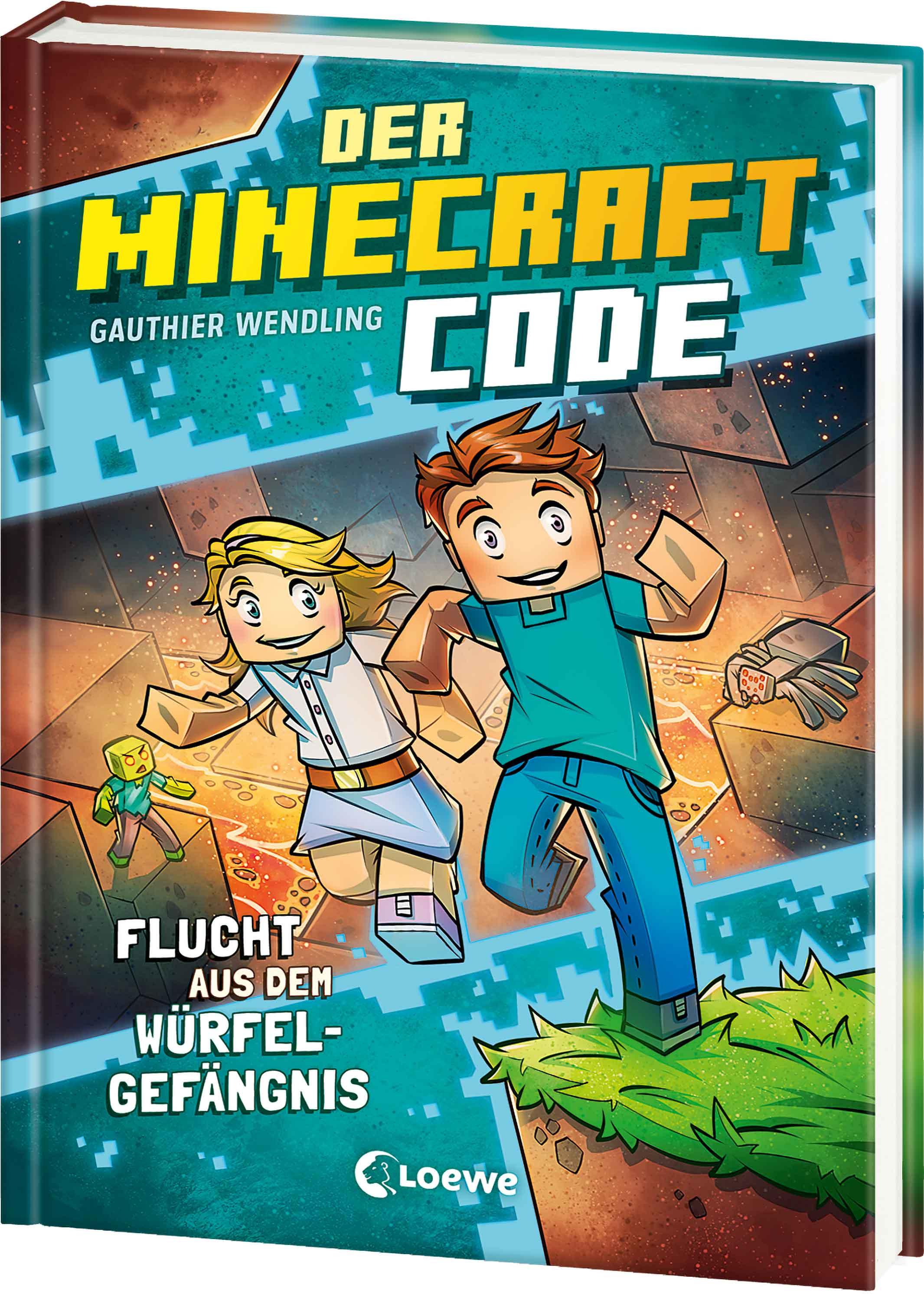 Vorderes Coverbild Der Minecraft Code (Band 1) - Flucht aus dem Würfel-Gefängnis