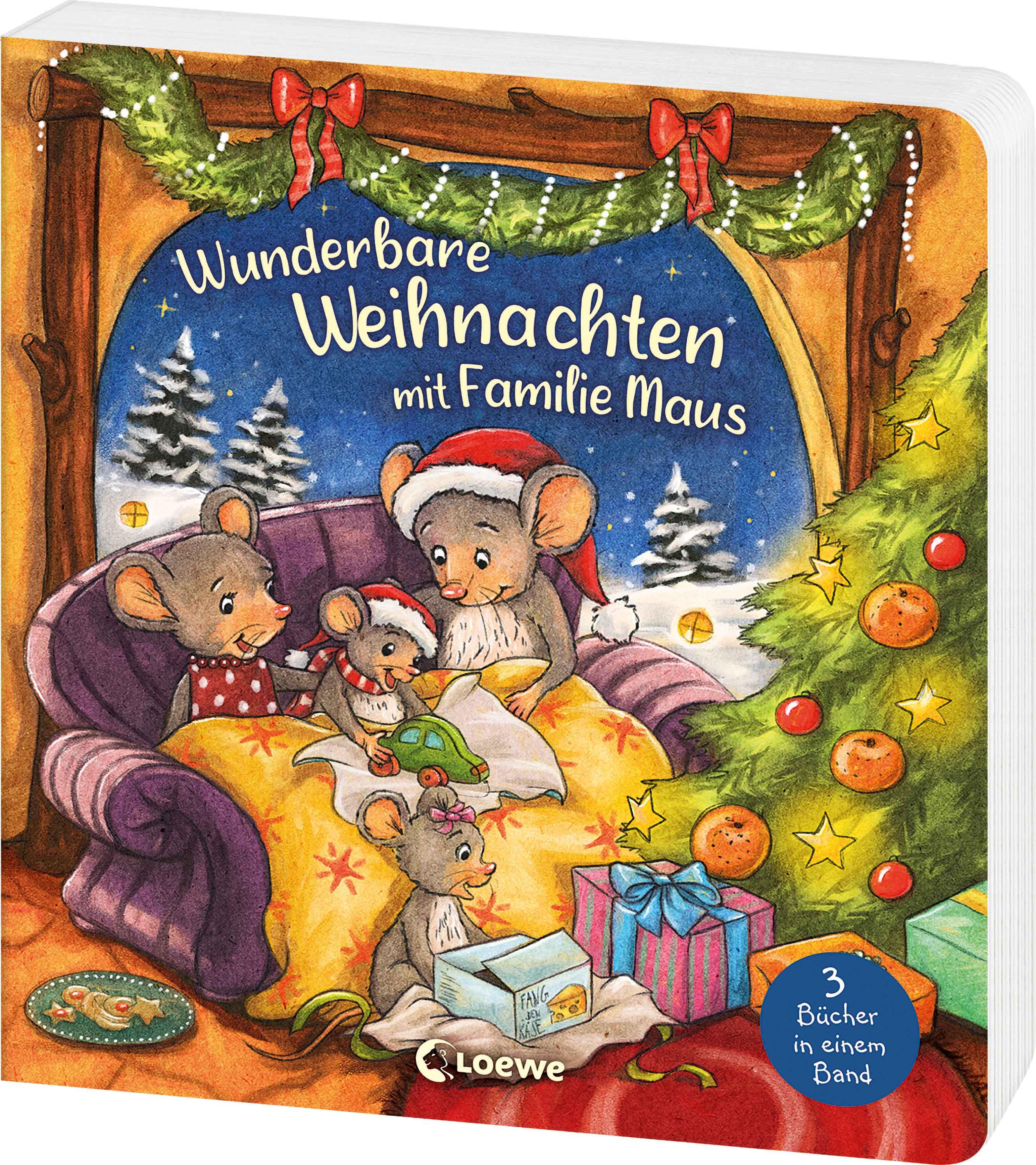 Vorderes Coverbild Wunderbare Weihnachten mit Familie Maus