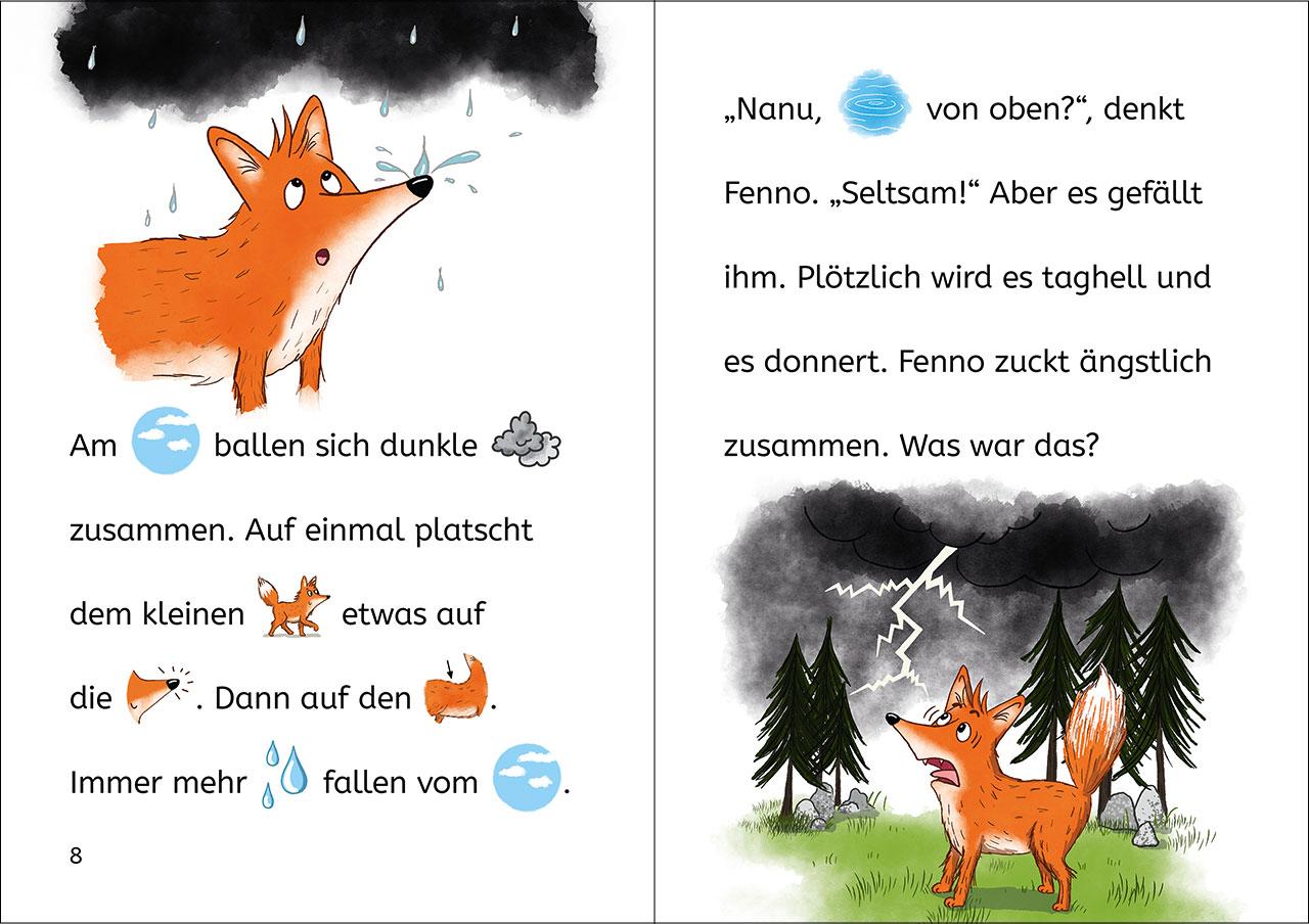 Beispielinhalt (Bild) Bildermaus - Geschichten vom mutigen kleinen Fuchs