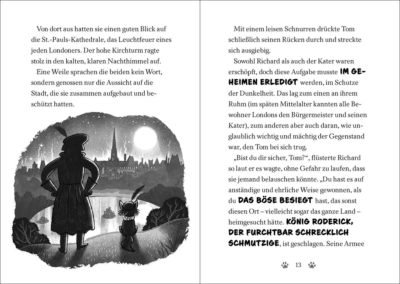 Beispielinhalt (Bild) Ninja Cat (Band 4) - Der mysteriöse Juwelenraub