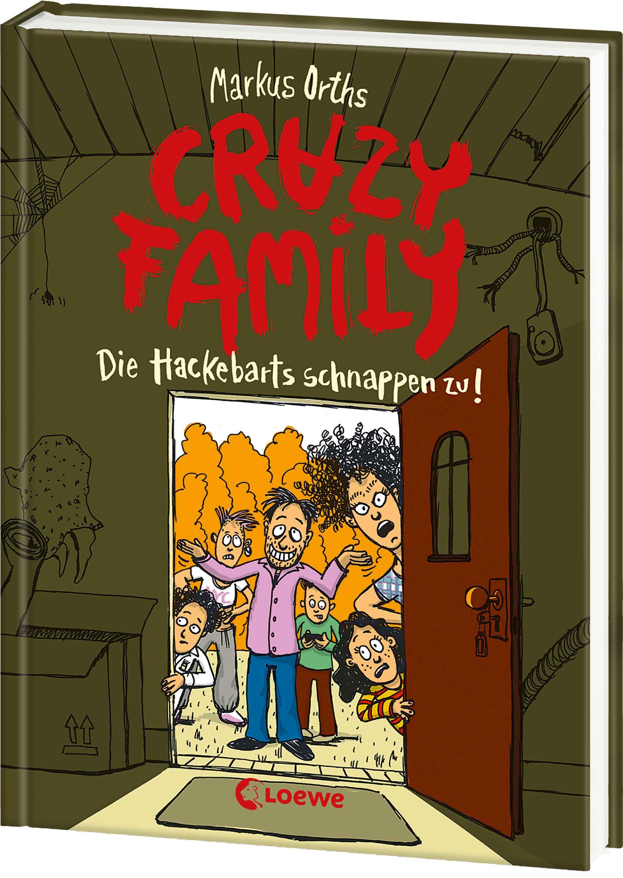 Vorderes Coverbild Crazy Family (Band 2) - Die Hackebarts schnappen zu!
