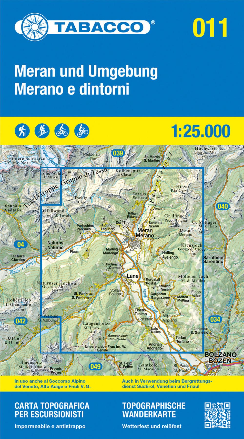 Vorderes Coverbild WK 11 Meran und Umgebung