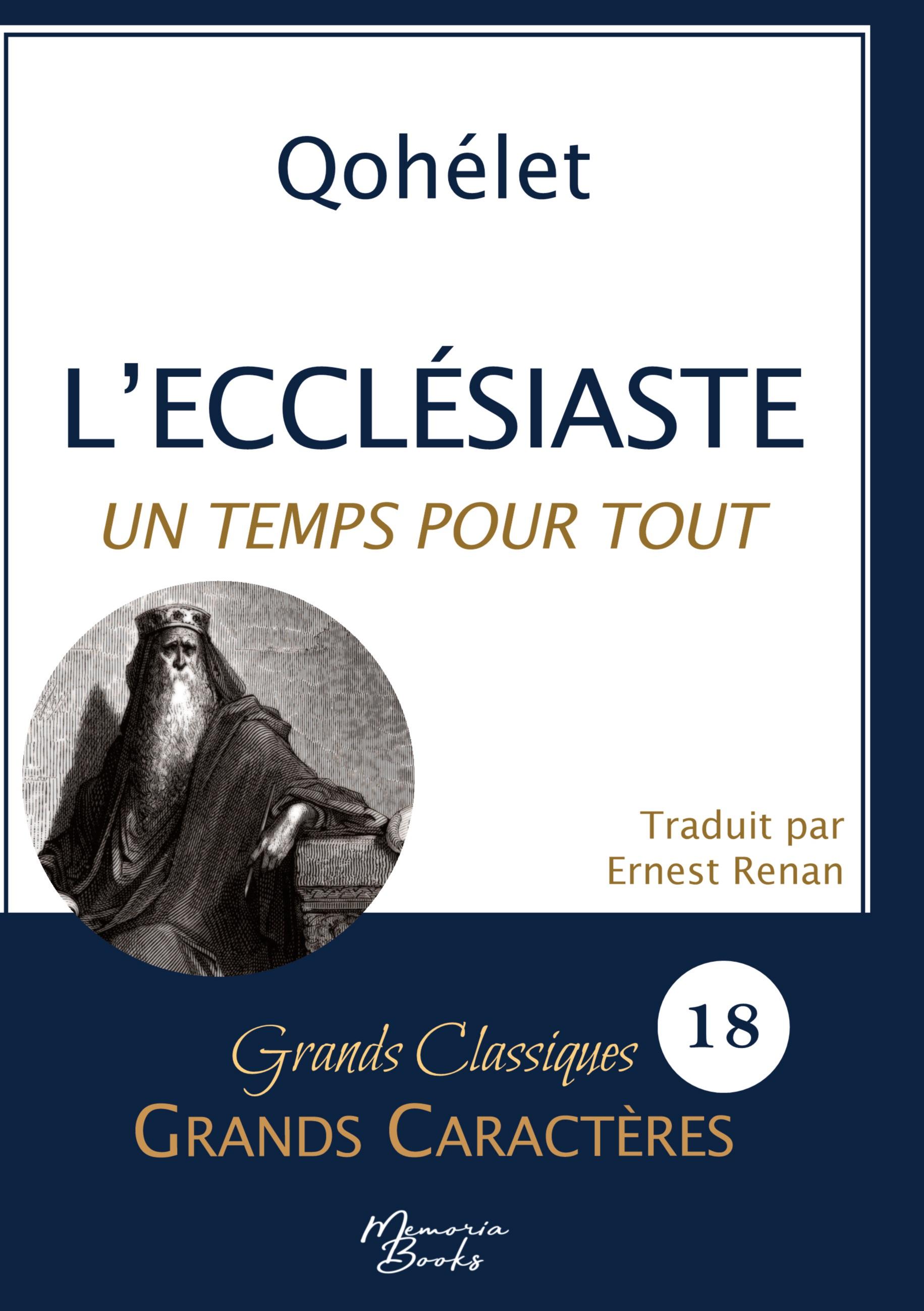 Vorderes Coverbild L'Ecclésiaste en grands caractères