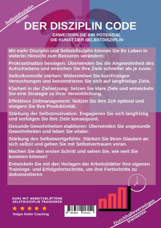 Rückseitencover DER DISZIPLIN CODE